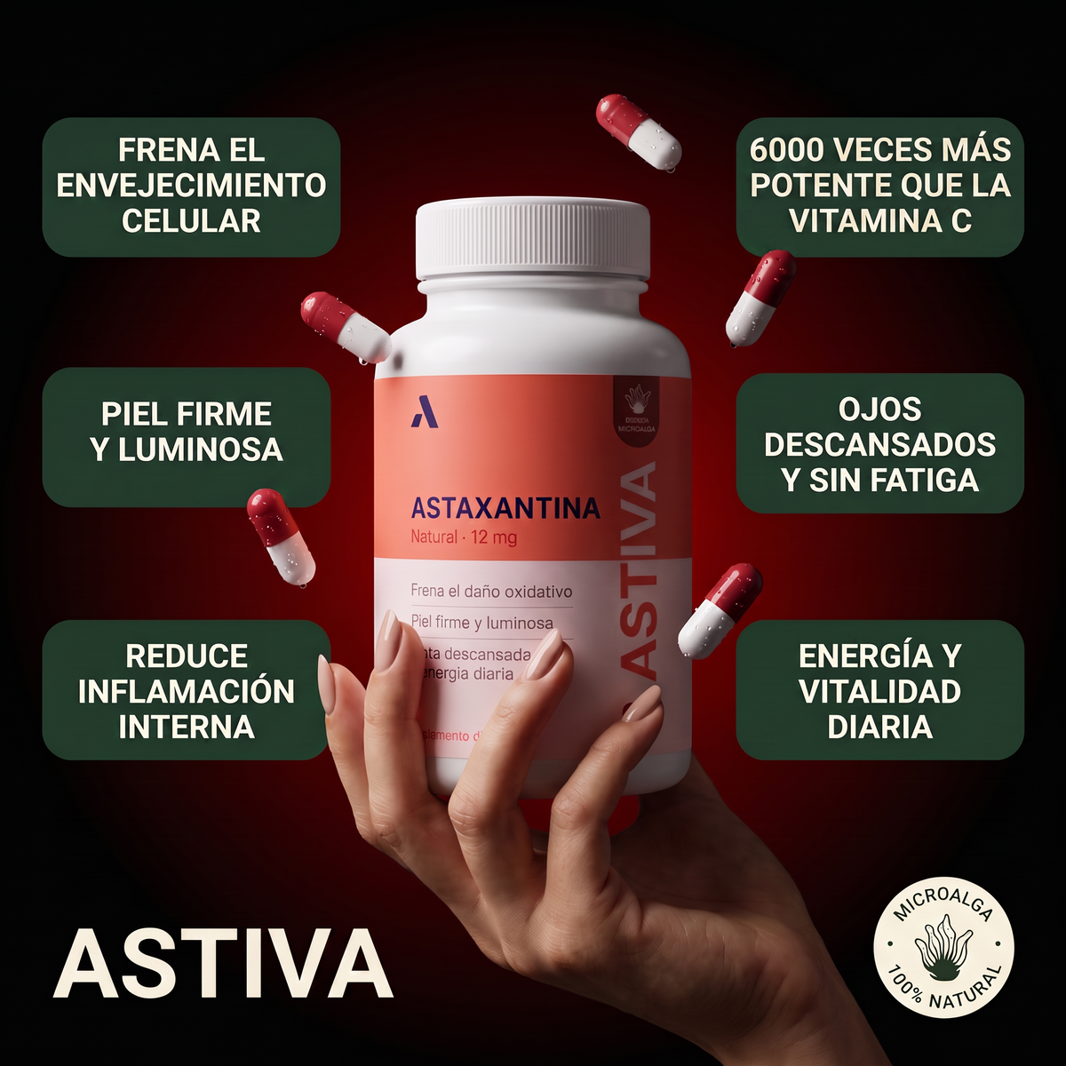 ASTIVA® — Frená el daño que te está envejeciendo
