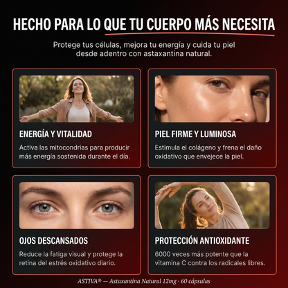 ASTIVA® — Frená el daño que te está envejeciendo